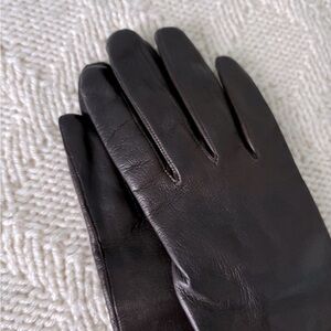 SOLD Vintage Brown Leather Gloves Size ~ 6.5